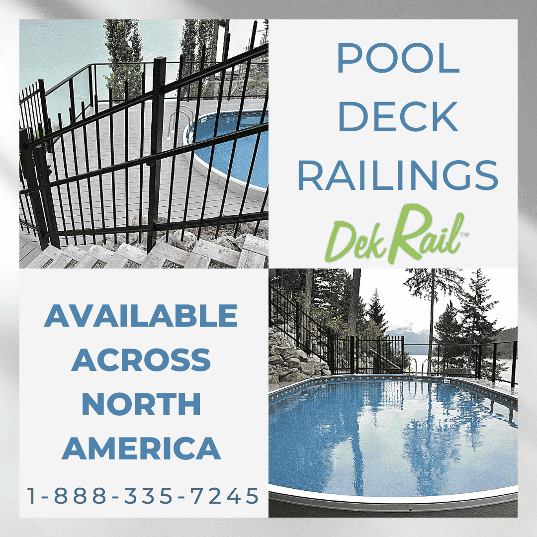 Pool Deck Railings in Canada