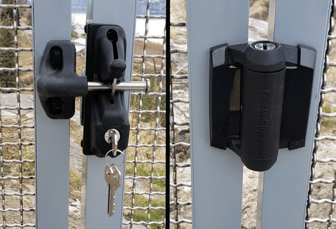 dekrail exterior aluminum gate frame high end hardware